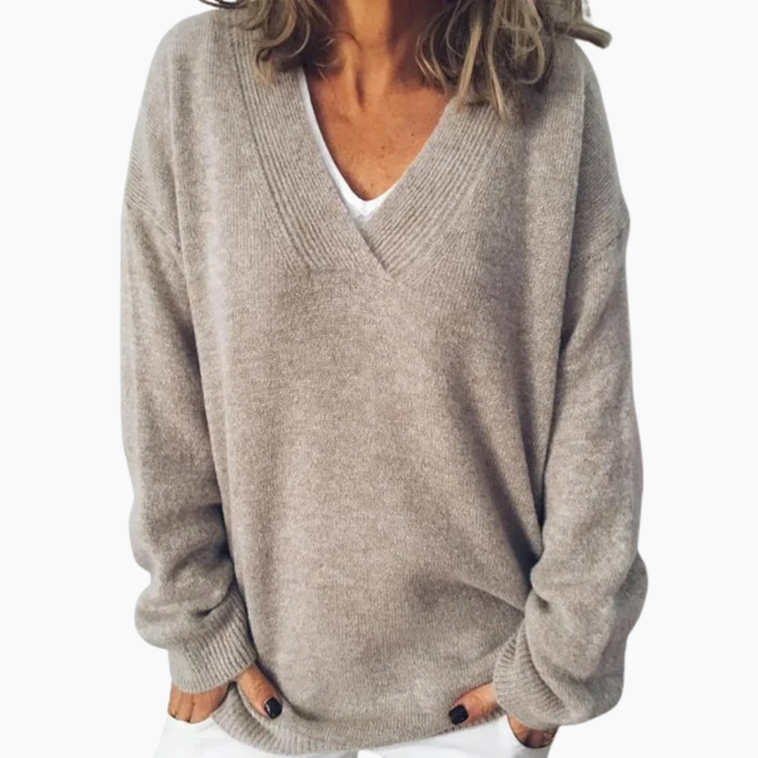Damski Sweter | V szyja