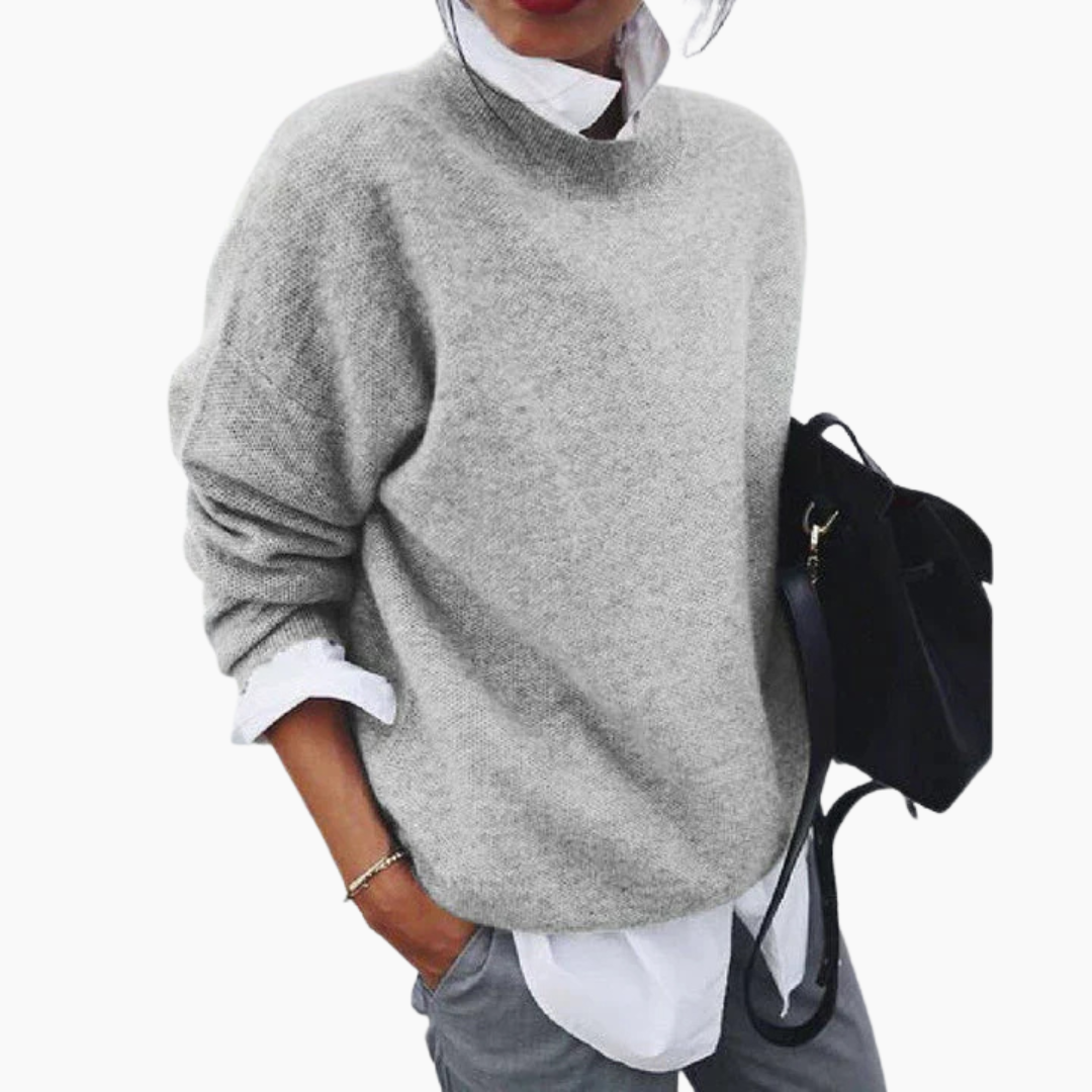 Damski Sweter | Z Wysokim Kołnierzem