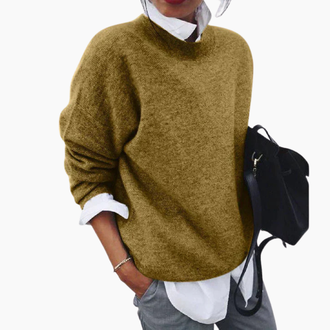 Damski Sweter | Z Wysokim Kołnierzem