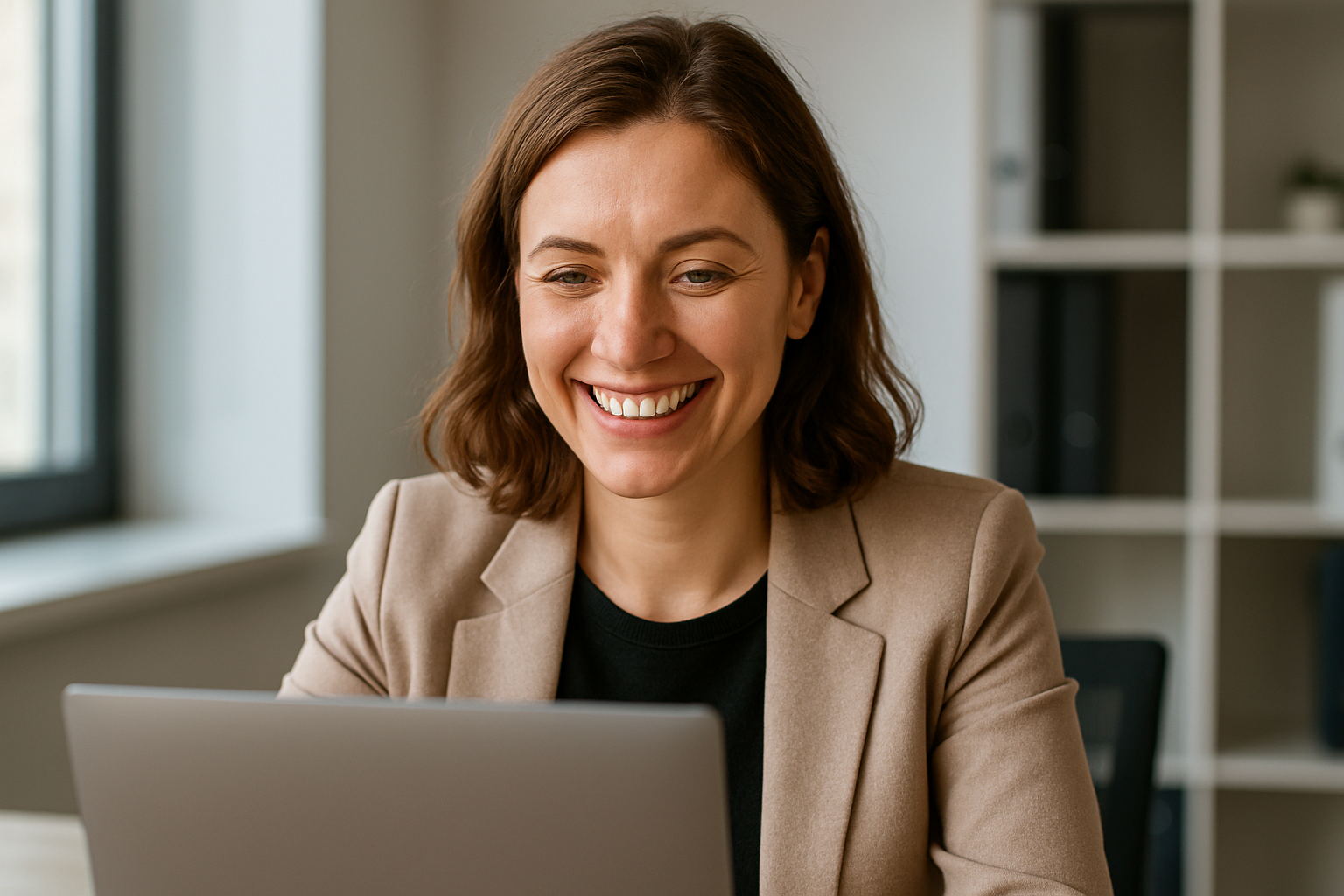 Make sure see looks a bit happier and you don't see a brand logo